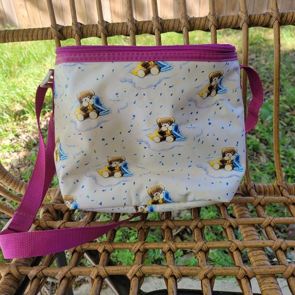 Handbags - Vintage 1996 Ross Pediatrics Similac Insulated Baby Diaper Bag Teddy Bear Purple